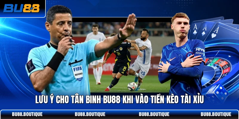Lưu ý cho tân binh BU88 khi vào tiền kèo tài xỉu