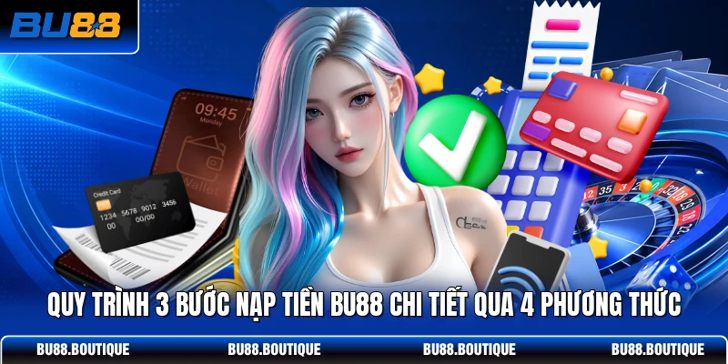 Quy Trình 3 Bước Nạp Tiền BU88 Chi Tiết Qua 4 Phương Thức