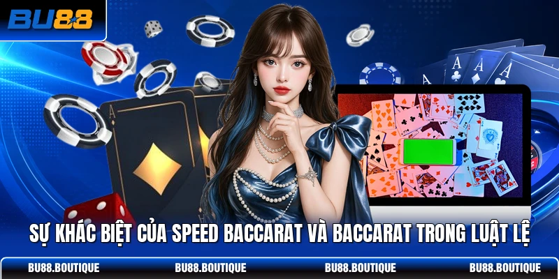 Sự khác biệt của speed baccarat và baccarat trong luật lệ